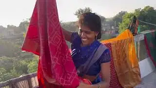 दसरा काढताना बायको ने केले नवऱ्याचे हाल😰😳😰😳