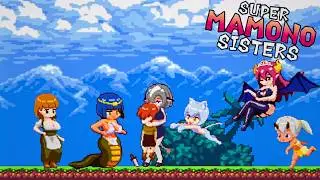 Super Mamono Sisters - A Brave Guy Is In A Hurry To Defeat A Succubus To Save His City! GamePlay Act