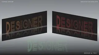 Corel Draw Graphics Design. ll DESIGNER ll #tranding #trand #learn #new #shorts #viral Error & try
