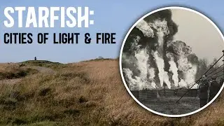 The decoy Bristol on a Mendip hilltop made from light and fire