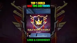 INDIA TOP 1 GUILD IDEAS || GUILD WAR TIPS AND TRICKS IN FREE FIRE || #shorts #guildwar
