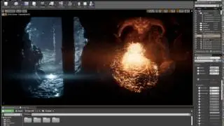 UE4.16 + Anamorphic Bloom - ParticleEffects Example