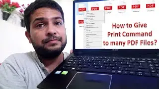 How to Give print command to Multiple PDF files at a time