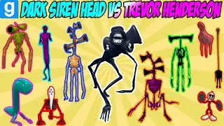 DARK SIREN HEAD VS TREVOR HENDERSON NPCS - Garry's Mod Sandbox
