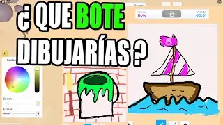 SPEED DRAW Roblox   El mejor dibujo gana $ QUE BOTE DIBUJARÍAS?