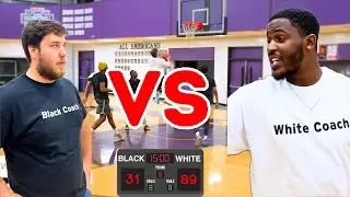 BLACKS vs WHITES Basketball Game!!