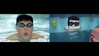 GANGNAM STYLE VS MINECRAFT STYLE