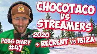 ChocoTaco vs Streamers | Streamer Vs Streamer | PUBG DIARY #47