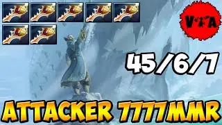 Dota 2 - Attacker 8200 MMR Plays Kunkka vol #11 - Ranked Match