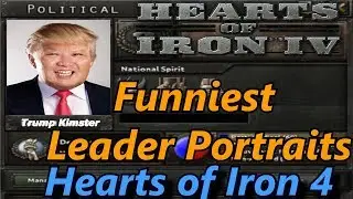 Funny Moments #3 Leader Portraits! Hearts of Iron 4 HOI4