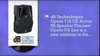 db Technologies Opera 715DX - DJkit.com