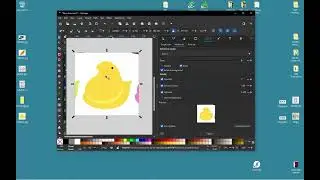 InkScape and InkStitch - Athletic Easter Design