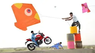 Cutting 2 Kite Catch Umer Vs New Havey Bike Drive
