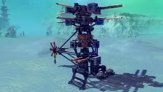 Vanilla Swashplate Helicopter | My Besiege Creations #42