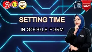 SETTING TIME IN GOOGLE FORM