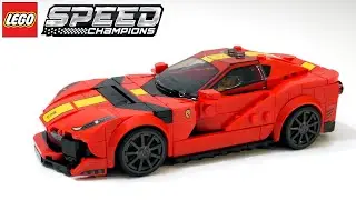 Новенький Феррари в гараже: Обзор набора ЛЕГО SPEED CHAMPIONS 76914 Ferrari 812 Competizione