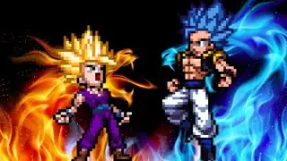 Gohan SSJ2 RN V2 OP(New) VS Gogeta OP(AF) in Jump Force Mugen
