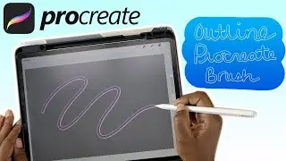 Learn How To Make An Outline Brush | Procreate 5X | How To Make A Brush