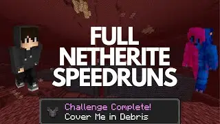 How fast can you obtain full netherite in minecraft?