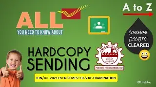 Anna University Open Book Exam - Hardcopy Posting Guidelines | Common doubts | BMH!