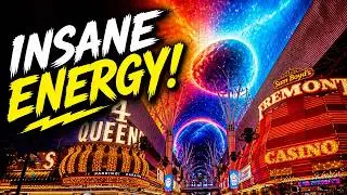 [4K] The Largest LED Show On Earth! Fremont Street Experience! 🌈✨ 