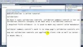 Required field validator in asp.net part-1