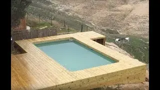 שלבי הקמה של בריכת שחייה Seaspeed בכפר אדומים