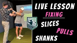 LIVE GOLF LESSON // Fixing Over the Top, Pulls, Shanks, Slices