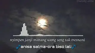 ora biso lali by anisa salma (video literisasi)
