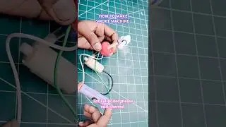 HOW TO MAKE SMOKE MACHINE | DIY MINI SMOKE MACHINE #diy #shorts #ytshorts #yt #youtubeshorts #short
