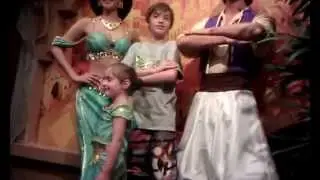 Meeting Aladdin and Jasmine