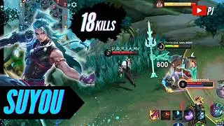 New Hero Suyou Full Gameplay 18Kills SOLO Q | MLBB