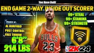 The MOST TOXIC ‘END-GAME 2-WAY INSIDE OUT SCORER’ Build To Make NBA 2K24… BEST MICHAEL JORDAN BUILD!