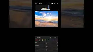 Sunset preset tutorial using lightroom mobile 