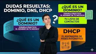 El secreto de las REDES: Cómo funcionan el Dominio, DNS y DHCP sin tecnicismos
