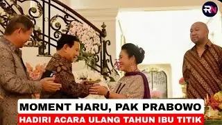 Moment Haru, Pak Prabowo Hadiri Acara Ulang Tahun Ibu Titik Soeharto