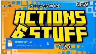 ACTION & STUFF Minecraft 1.21+ | item 3D animasi keren | texture pack