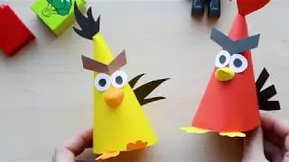 ANGRY BIRDS | ДЕЛАЕМ ЭНГРИ БЁРДС САМИ | СВОИМИ РУКАМИ | ПОДЕЛКИ С ДЕТЬМИ
