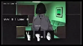 I win nate hand gesture game with 1 lose in rock paper scissors 😂