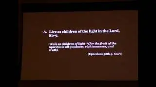 ges2019c10 jlee - Eph 5:8b-21 The real illuminati