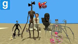 SKIDIBI TOILET VS ALL TREVOR HENDERSON CREATURES - Garry's Mod Sandbox