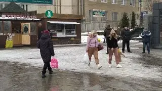 Трускавець 2023: тане сніг, бювет в 