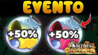 🚨EVENTO EN ANIME FIGHTING SIMULATOR ROBLOX