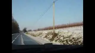Charente : le vignoble du Cognac sous la neige  .wmv