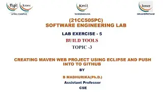 CREATING MAVEN WEB PROJECT USING ECLIPSE AND PUSH INTO TO GITHUB