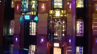 Walk around Atrium on Carnival Dream - April 2013