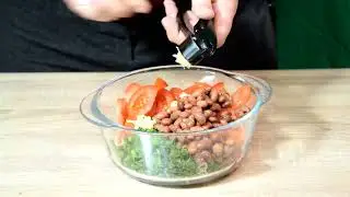 Салат с фасолью и сыром! Огонь!!