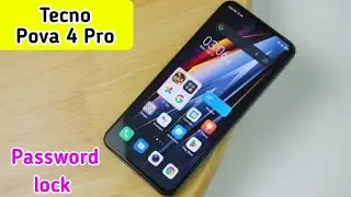 How To Set Screen Lock Password In  Tecno Pova 4 Pro , Screen Lock Password Setting