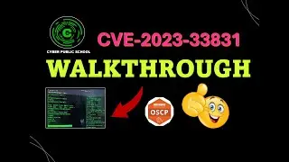 CVE 2023-33831 - OSCP - Proving Ground - Without Metasploit (walkthrough)