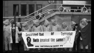 Free Geoff Hibbert  Batman m25 protest. real fathers for justice